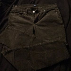 Gap Denim Chocolate Brown Cords 27p euc
